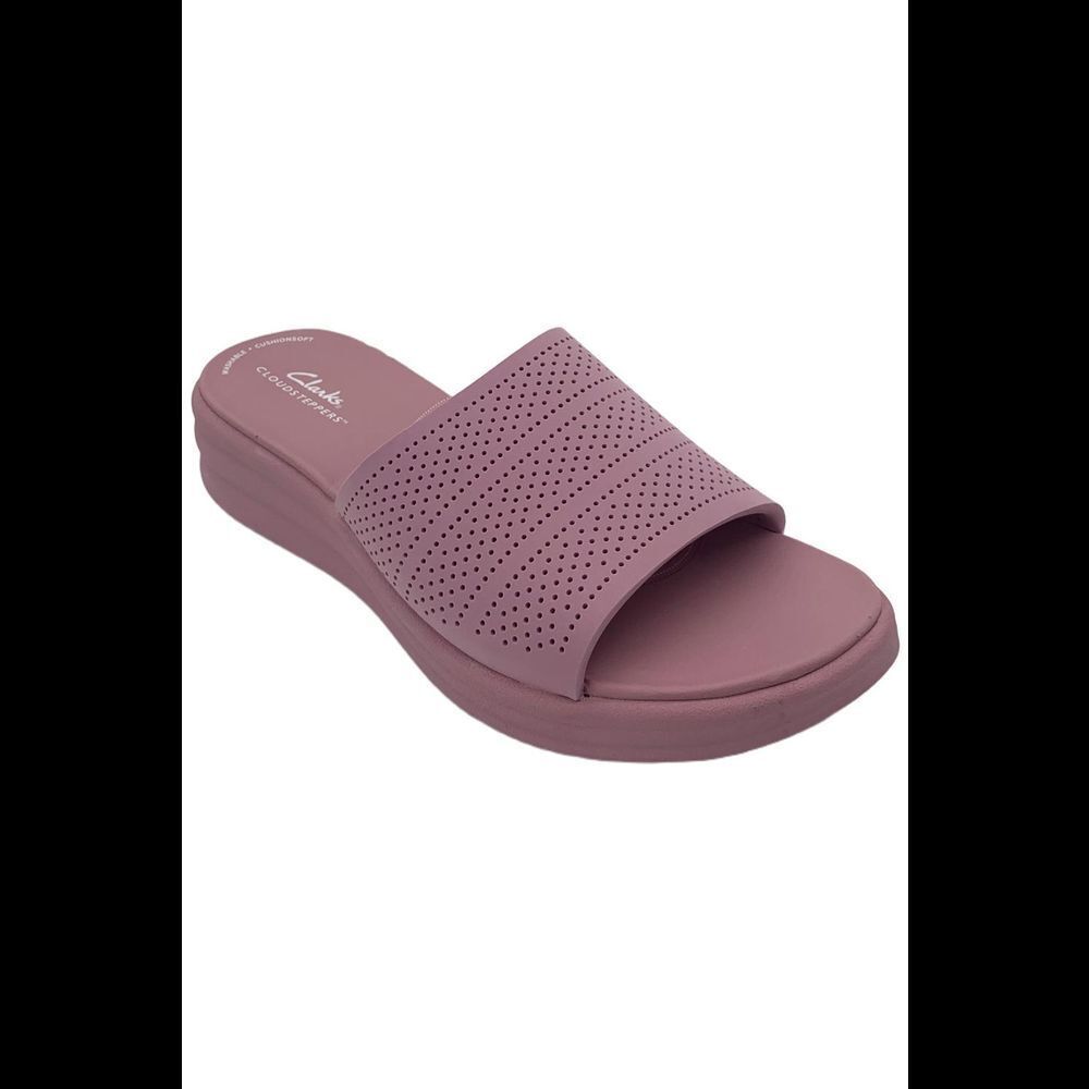 CLOUDSTEPPERS by Clarks Women's Drift Twist Casual Slides Purple - Medium